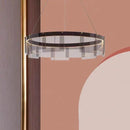 Modern glass LED chandelier for interior decoration