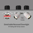 Modern and minimalist LED ceiling lights for commercial and domestic spaces
