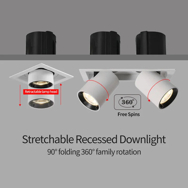 Modern and minimalist LED ceiling lights for commercial and domestic spaces