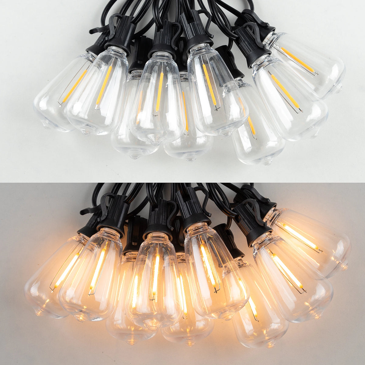Connectable shatterproof outdoor LED string lights for garden - vue 10 sur 10