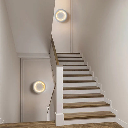 applique murale créative pleine lune étoilée pour intérieur - vue 4 sur 6