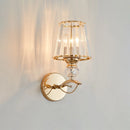 Modern nordic luxury crystal LED wall light