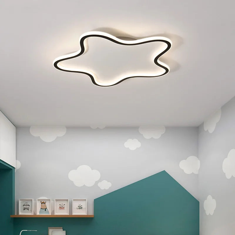 Modern LED ceiling light for elegant and bright interior decor - vue 3 sur 10