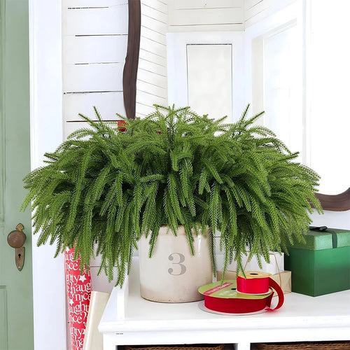 Artificial pine branch for Christmas home decoration - vue 5 sur 8