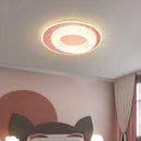 Nordic recessed LED star ceiling light for children