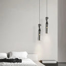 Adjustable modern glass LED pendant light for indoor use