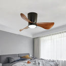 Simple nordic frequency conversion ceiling fan light