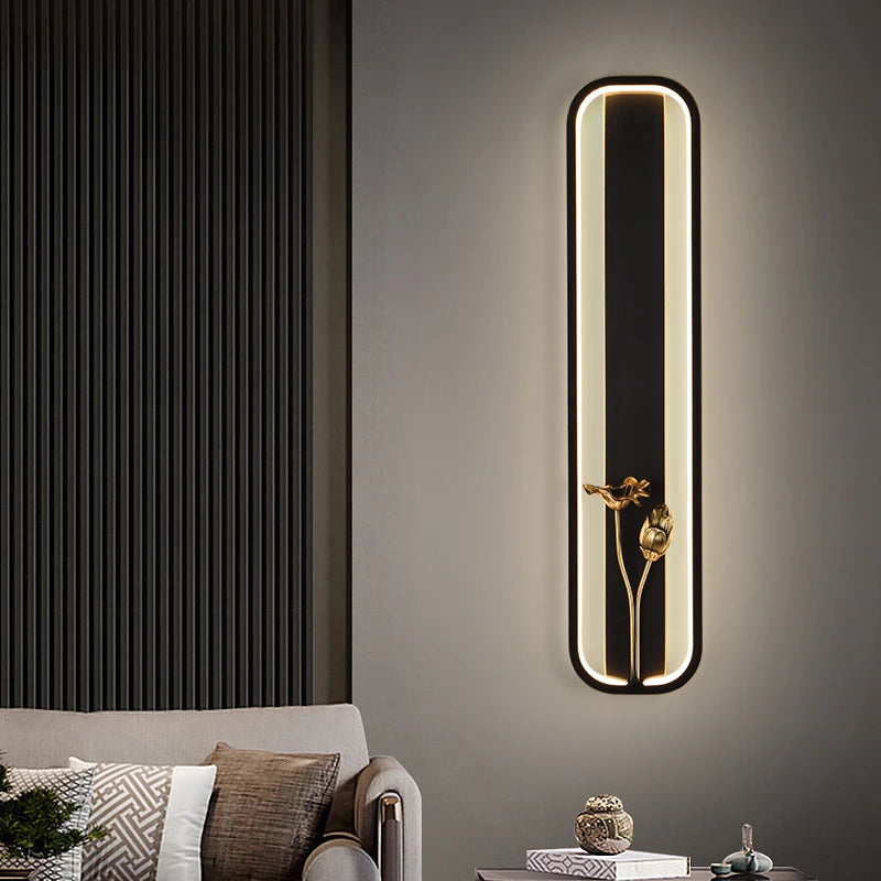 Modern copper wall light for elegant interiors