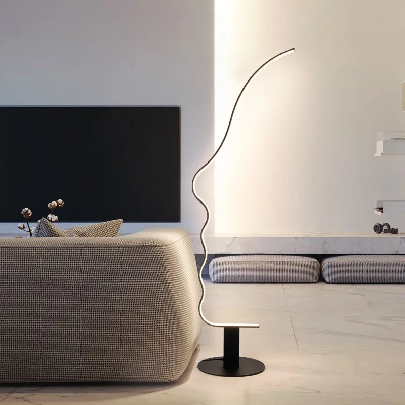 Modern minimalist floor lamp for creative indoor lighting