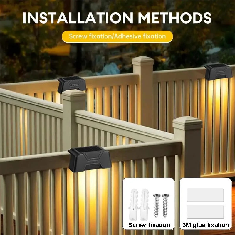 Set of decorative solar LED lamps for outdoor and garden - vue 8 sur 8
