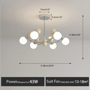 lustre créatif moderne pour décoration de chambre enfant