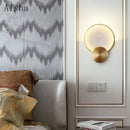 Modern marble wall light with decorative LED luxury lighting