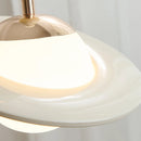 saturno design led chandelier adjustable in height