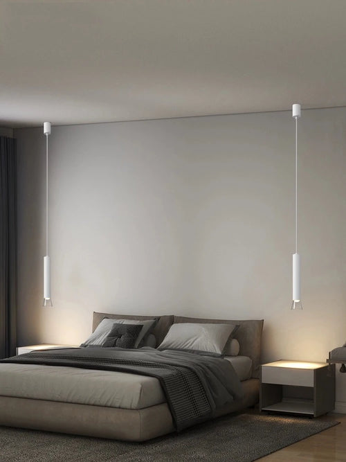 Modern LED pendant lamp with replaceable bulb - vue 4 sur 7