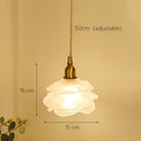 Romantic vintage glass chandelier for elegant interiors