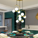 Nordic glass ball decorative and creative lamp