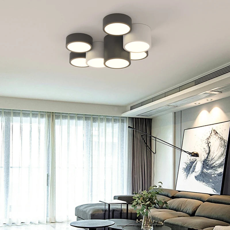 Modern LED ceiling light for elegant interior decoration - vue 4 sur 9