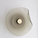 Modern glass LED wall light for interior decor