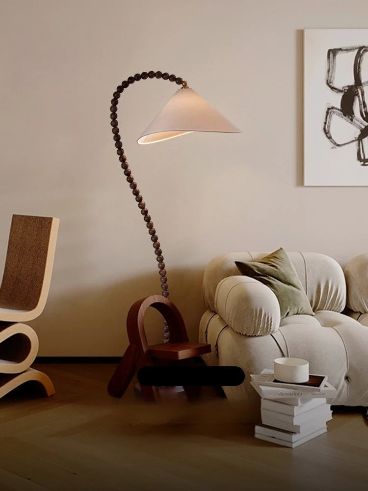 minimalist wooden floor lamp for interior decoration
