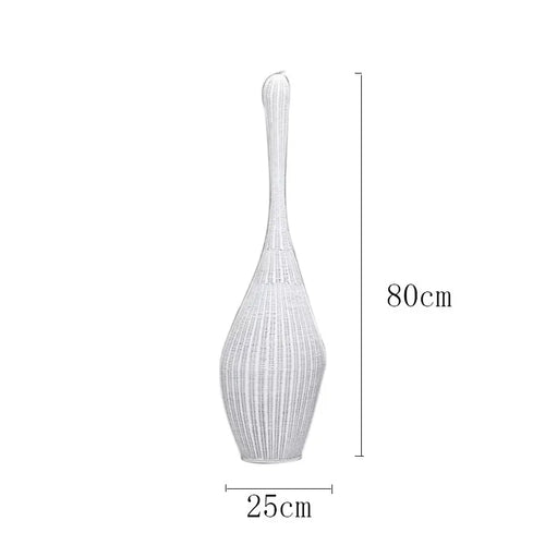 Wabi sabi bamboo floor lamp for unique interior decor - vue 17 sur 18