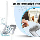 silicone cleaning brushes with holder for bathroom