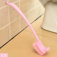 long handled plastic cleaning brush for difficult corners