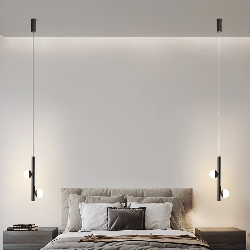 Modern Nordic pendant light for elegant indoor lighting - vue 4 sur 8