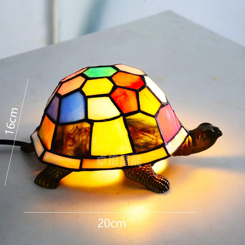 Decorative turtle bedside lamp LED night light for children