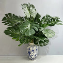 Artificial monstera leaves for indoor decoration green plants