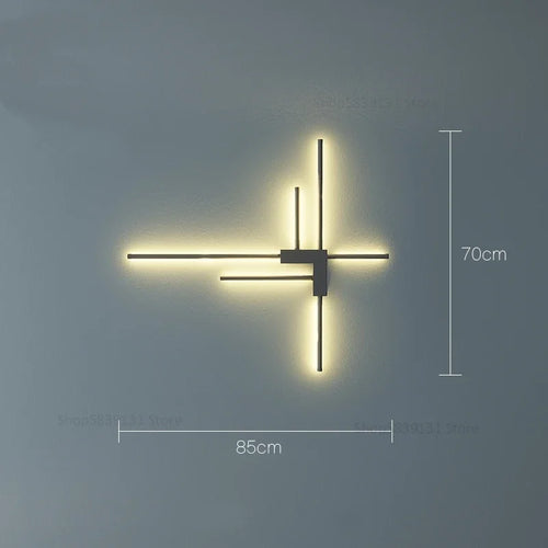 Modern creative wall light for stylish interior decor - vue 11 sur 22