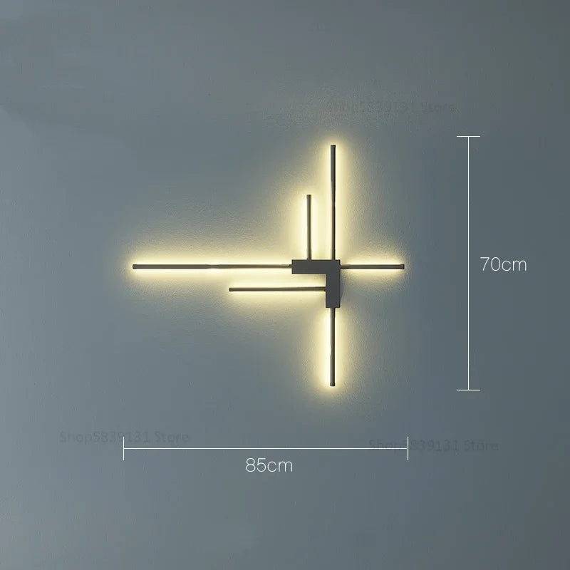 Modern creative wall light for stylish interior decor - vue 10 sur 22