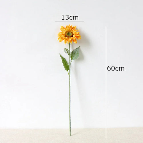 Artificial sunflower bouquet wedding party home decoration plants - vue 3 sur 8