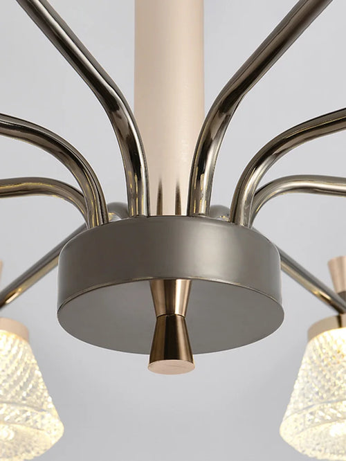 Modern chandelier for nordic decorative indoor lighting - vue 6 sur 9