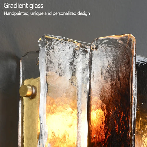 Modern brass nordic wall light for interior - vue 6 sur 7