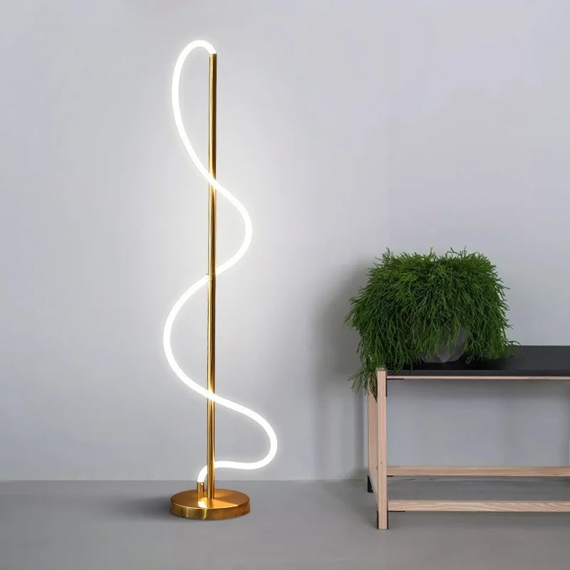 Modern Nordic design creative LED floor lamp for indoor use