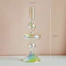 Nordic glass candle holder for weddings and flowers
