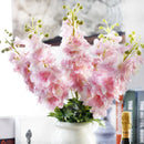 Artificial delphinium hyacinth flowers for wedding decoration