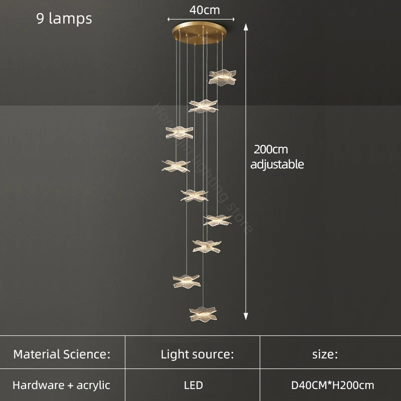 Modern designer ceiling light for elegant indoor lighting - vue 11 sur 12