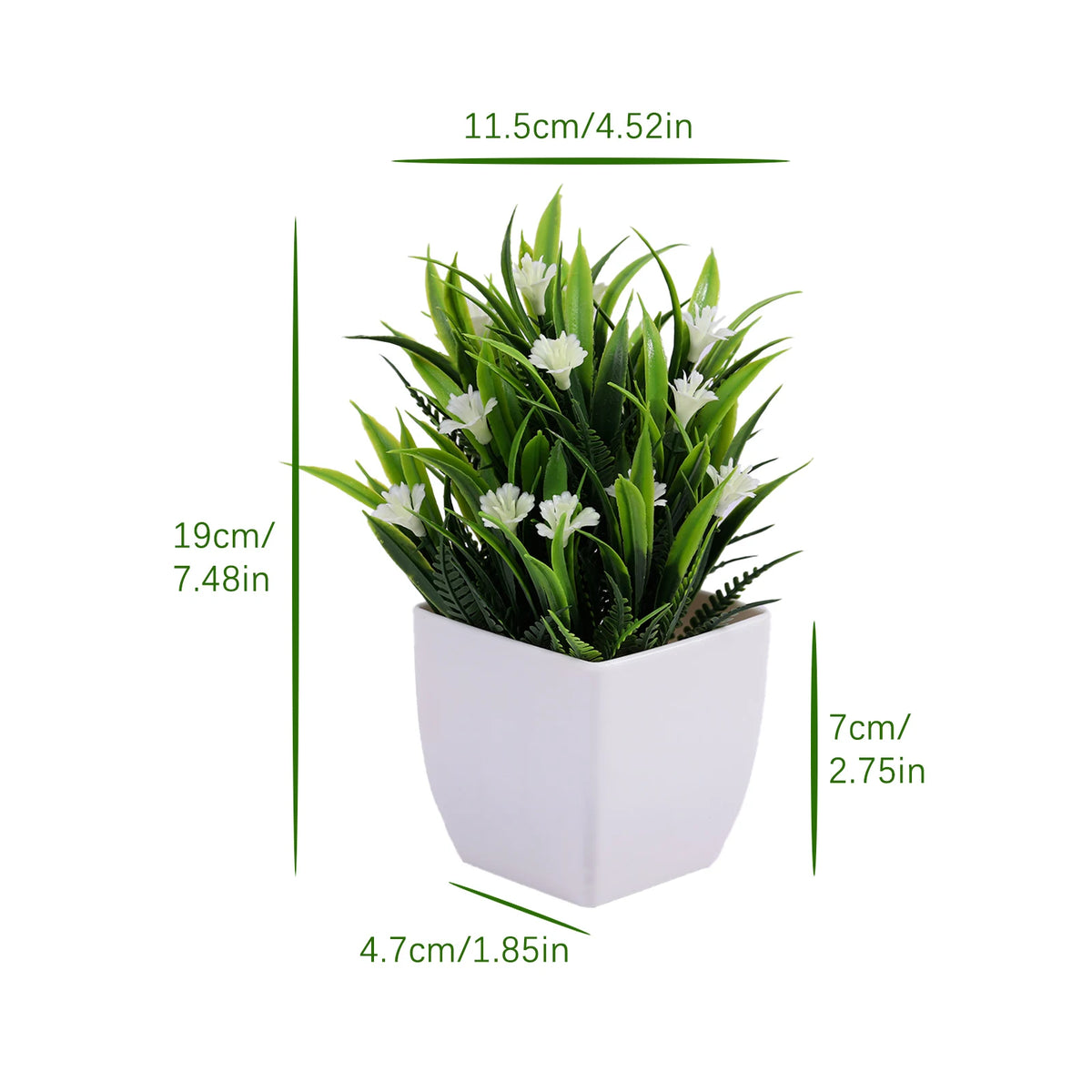 Artificial potted plant for office and garden decoration - vue 28 sur 45