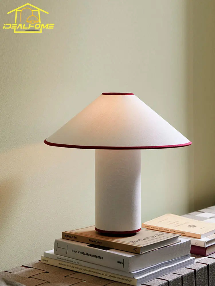 Japanese wabi-sabi mushroom desk lamp decorative