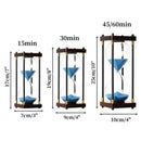Elegant retro hourglass for decoration and relaxation