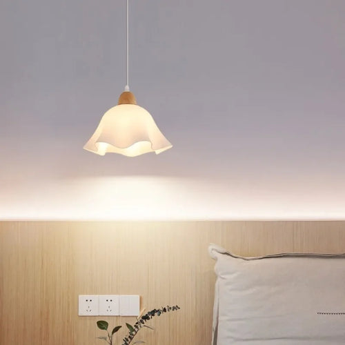 Nordic retro Japanese style decorative LED flower ceiling light 2023 - vue 7 sur 11