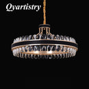 Modern crystal LED chandelier Winfordo for interior decoration