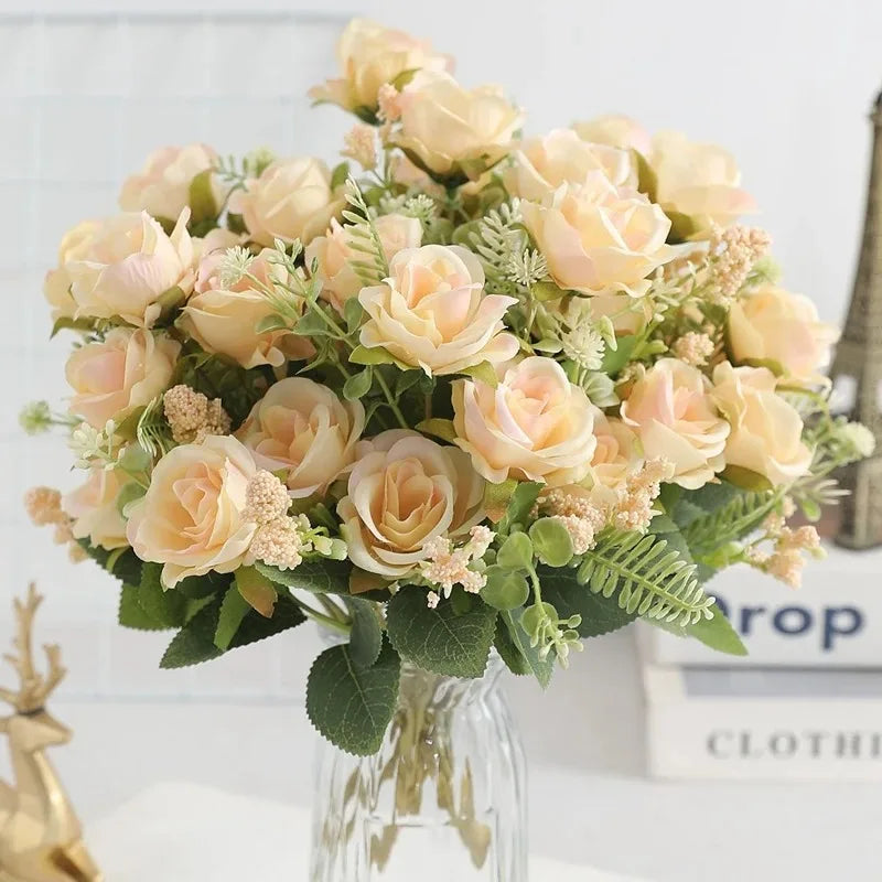 Artificial peony bouquet for weddings and home decor - vue 11 sur 15