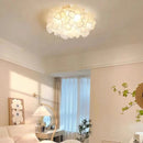 Romantic flower dimmable LED ceiling light with remote control PVC