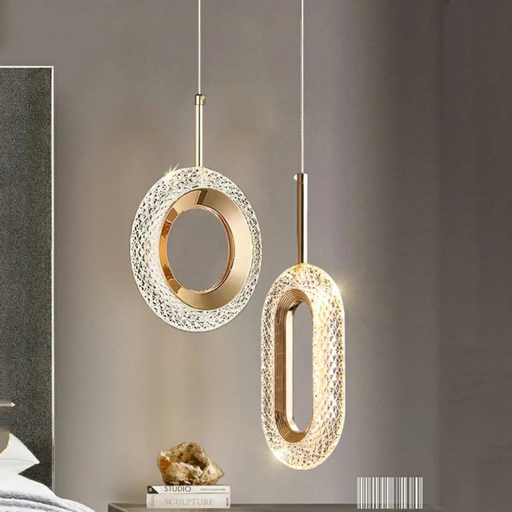 Modern LED pendant light for decorative indoor lighting