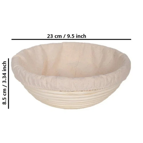 rattan bread basket for baking and fermentation