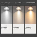 Round waterproof aluminium LED spotlight for indoor and outdoor use