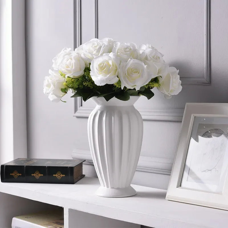 minimalist ceramic vase European style modern decoration