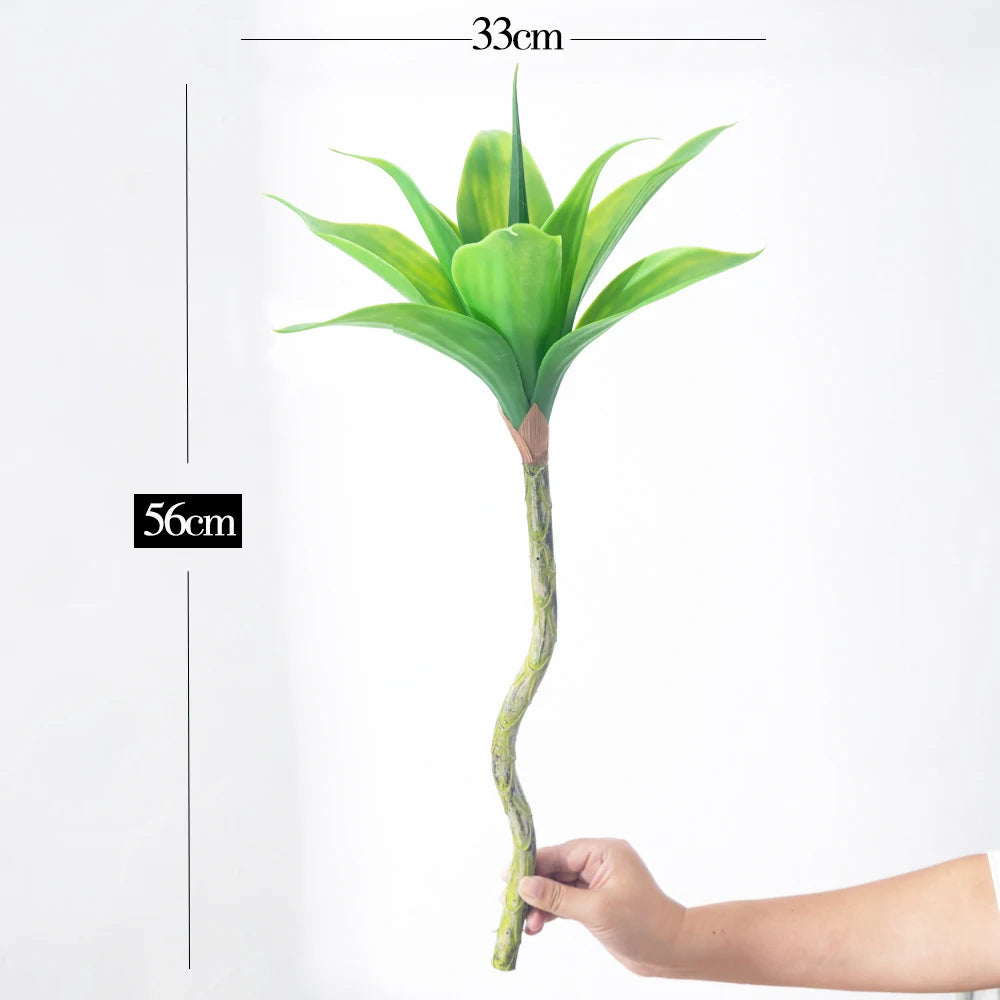 Artificial dracaena plant tropical potted tree indoor decoration - vue 9 sur 10